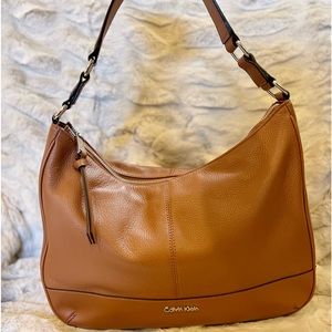 NWOT Calvin Klein Leather Shoulder Bag